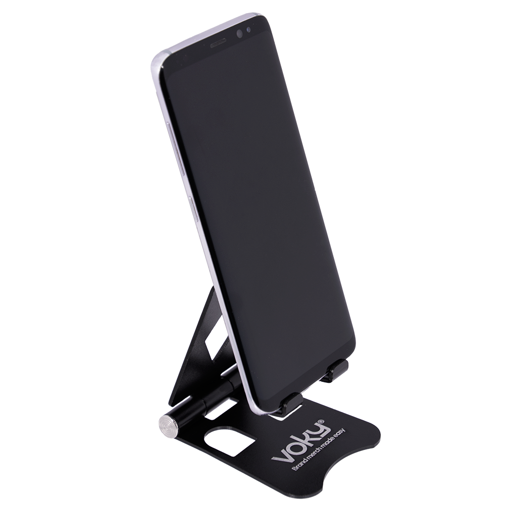 Mobilställ i Aluminium Svart